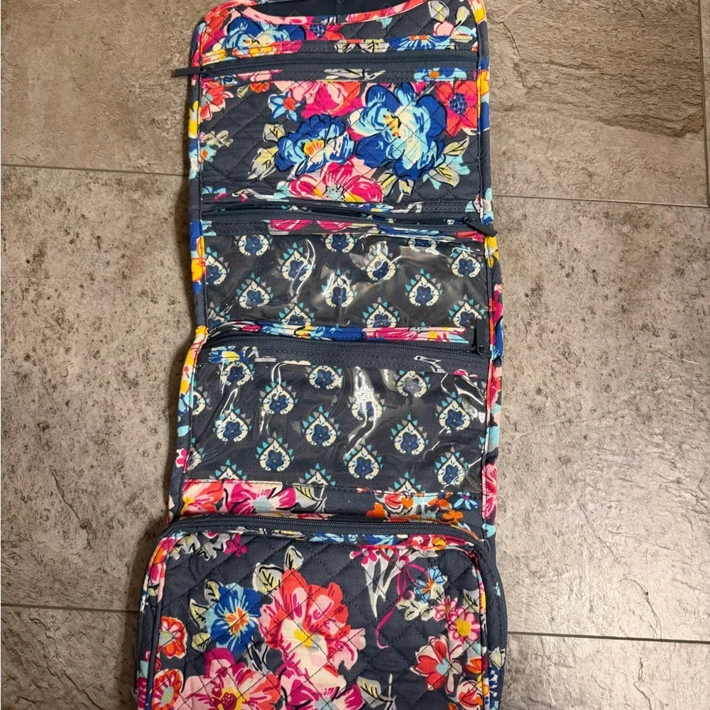 Vera Bradley Floral Quilted Makeup Organizer - Multicolor
